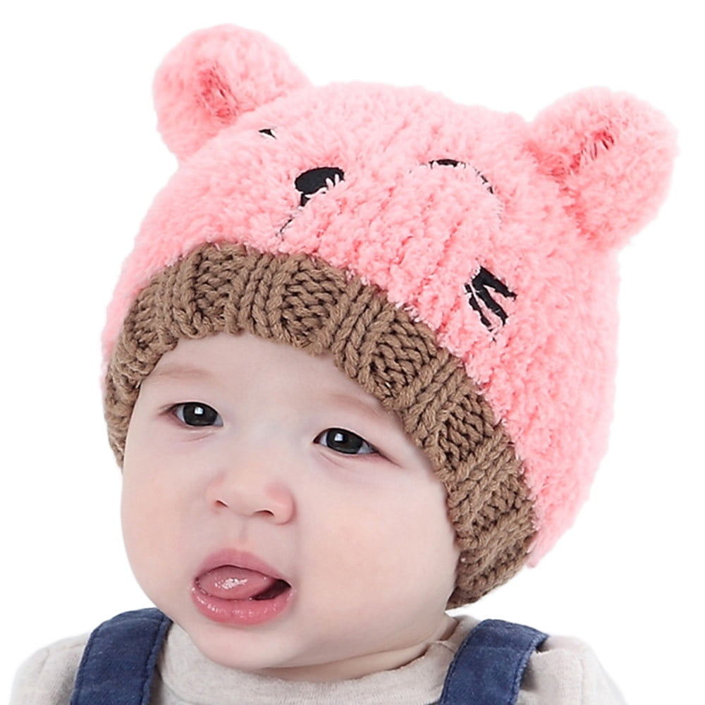 1-3 Years Baby Toddler Kids Boy Girl Knitted Lovely Spire Soft Hat Sweater Caps